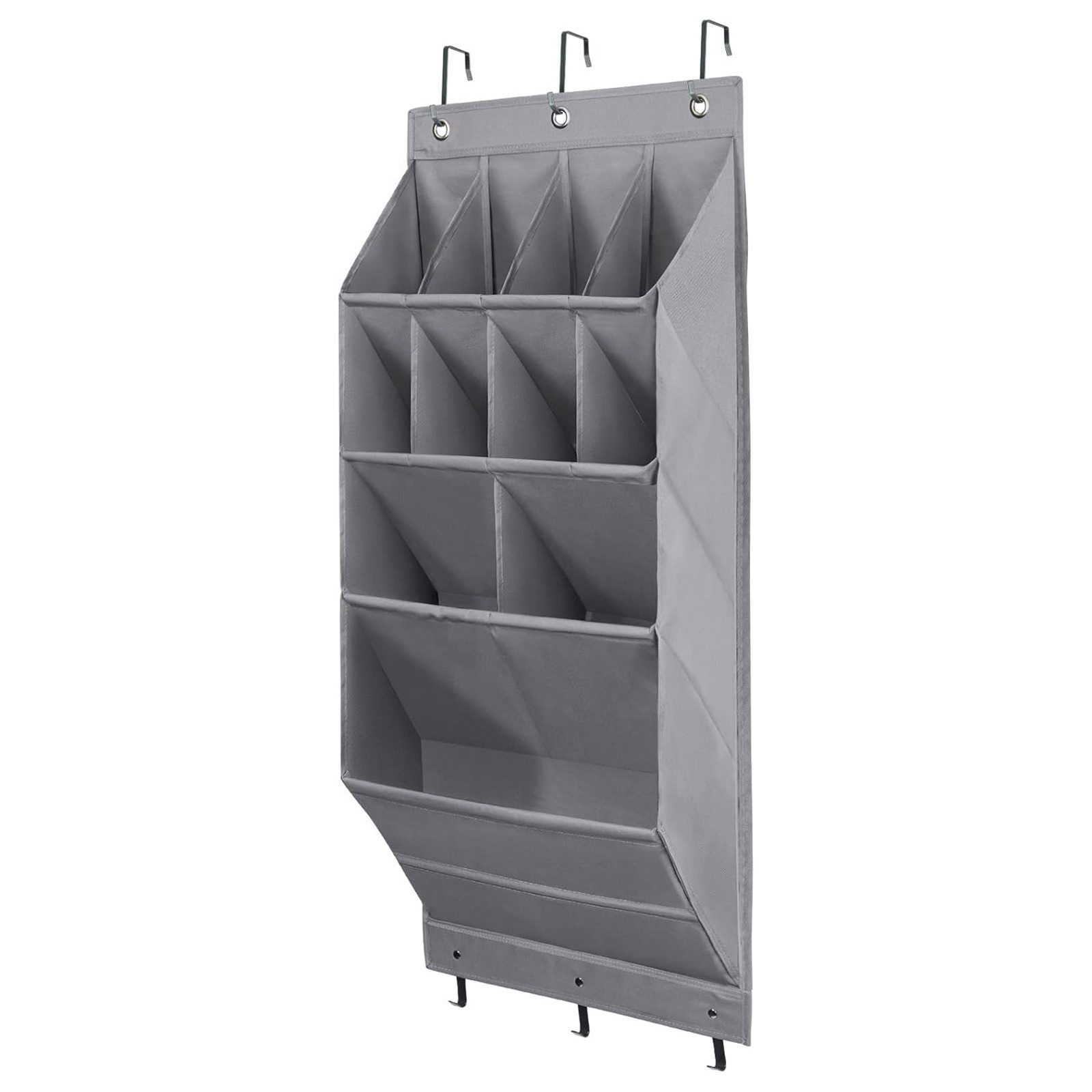 Schuh-Organizer 14 Fächer - Tür Aufhängung Grau 96cm