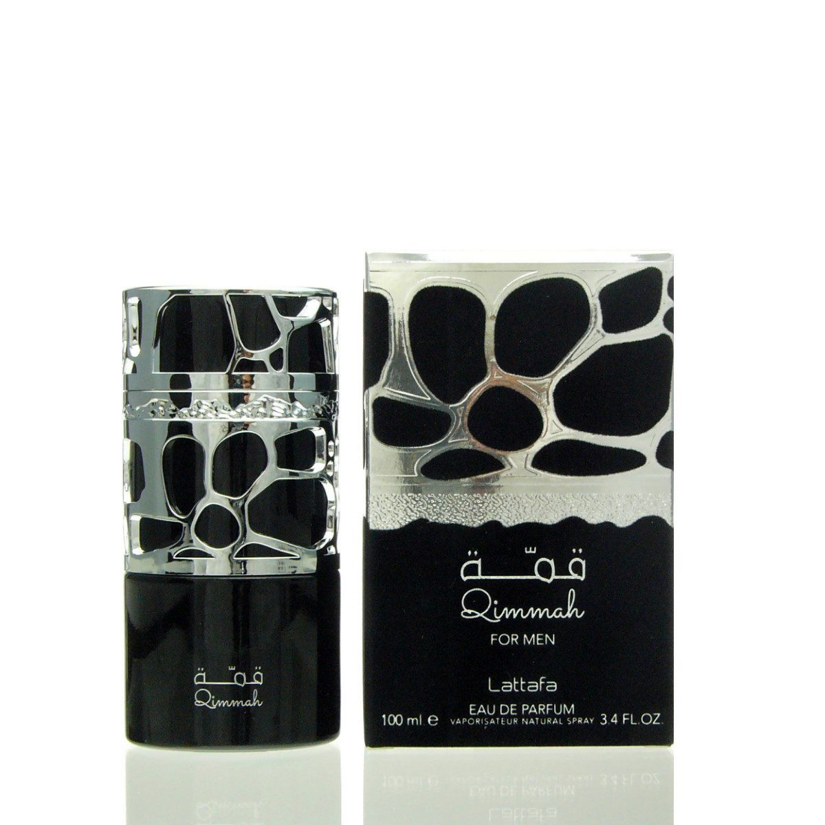 Lattafa Eau de Parfum Qimmah, Glasflakon, Parfüm EDP, Herrenduft