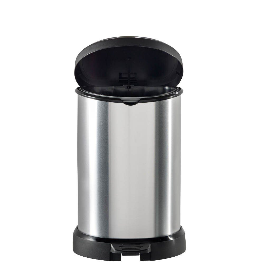 Metall-Optik Liter PROREGAL® 5 Tretabfalleimer, Fassungsvermögen, Mülleimer