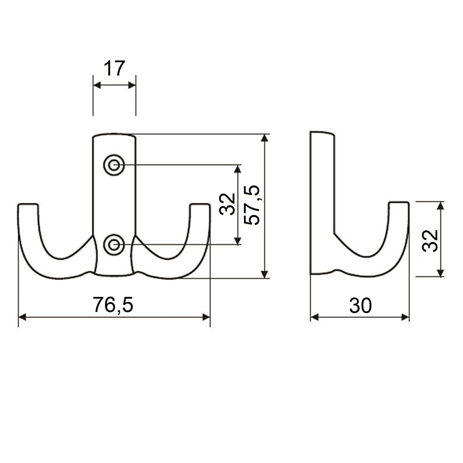 SO-TECH® Garderobenhaken JULIE STRONG - extra stabile Ausführung (1 St), Va günstig online kaufen