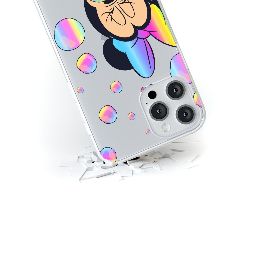 Disney Bumper Handyhülle Minnie-052 Disney Partial Print Transparent