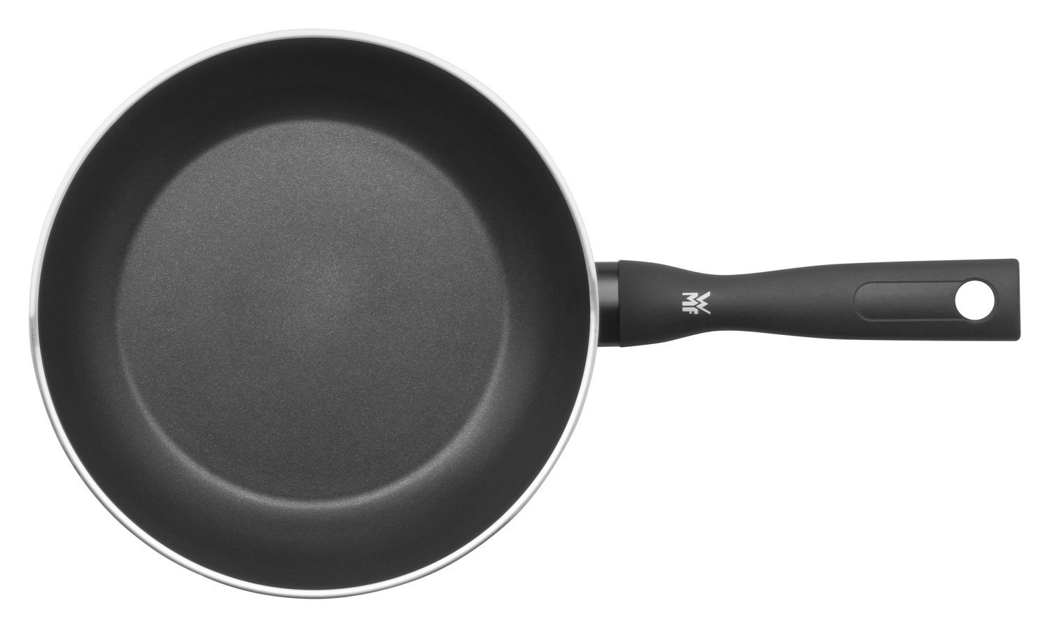 WMF Bratpfanne PERMADUR INSPIRE, Stielpfanne, Schwarz, Aluminium, Antihaftbeschichtet, Backofengeeignet