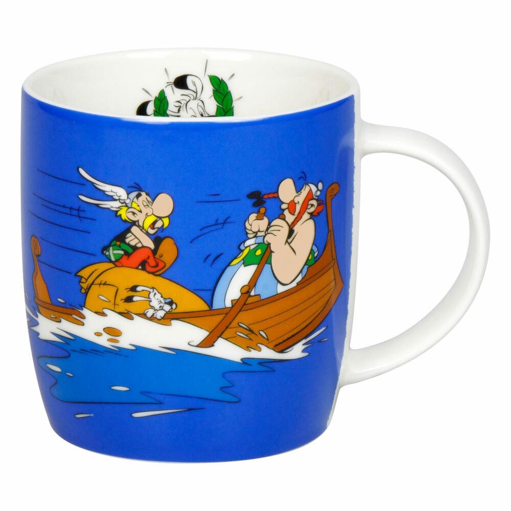 Könitz Becher Asterix - Rudern, 400 ml, New Bone China
