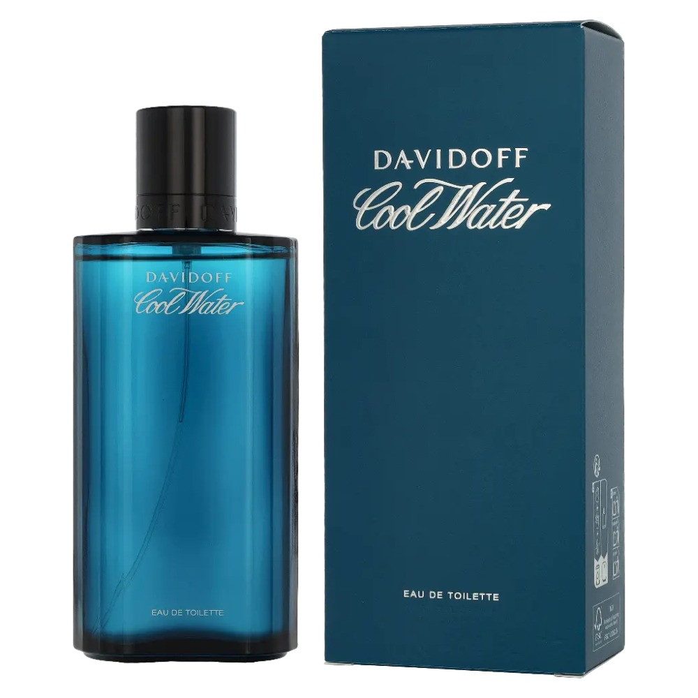 DAVIDOFF Eau de Toilette Cool Water, Glasflakon, Parfüm EDT, Herrenduft