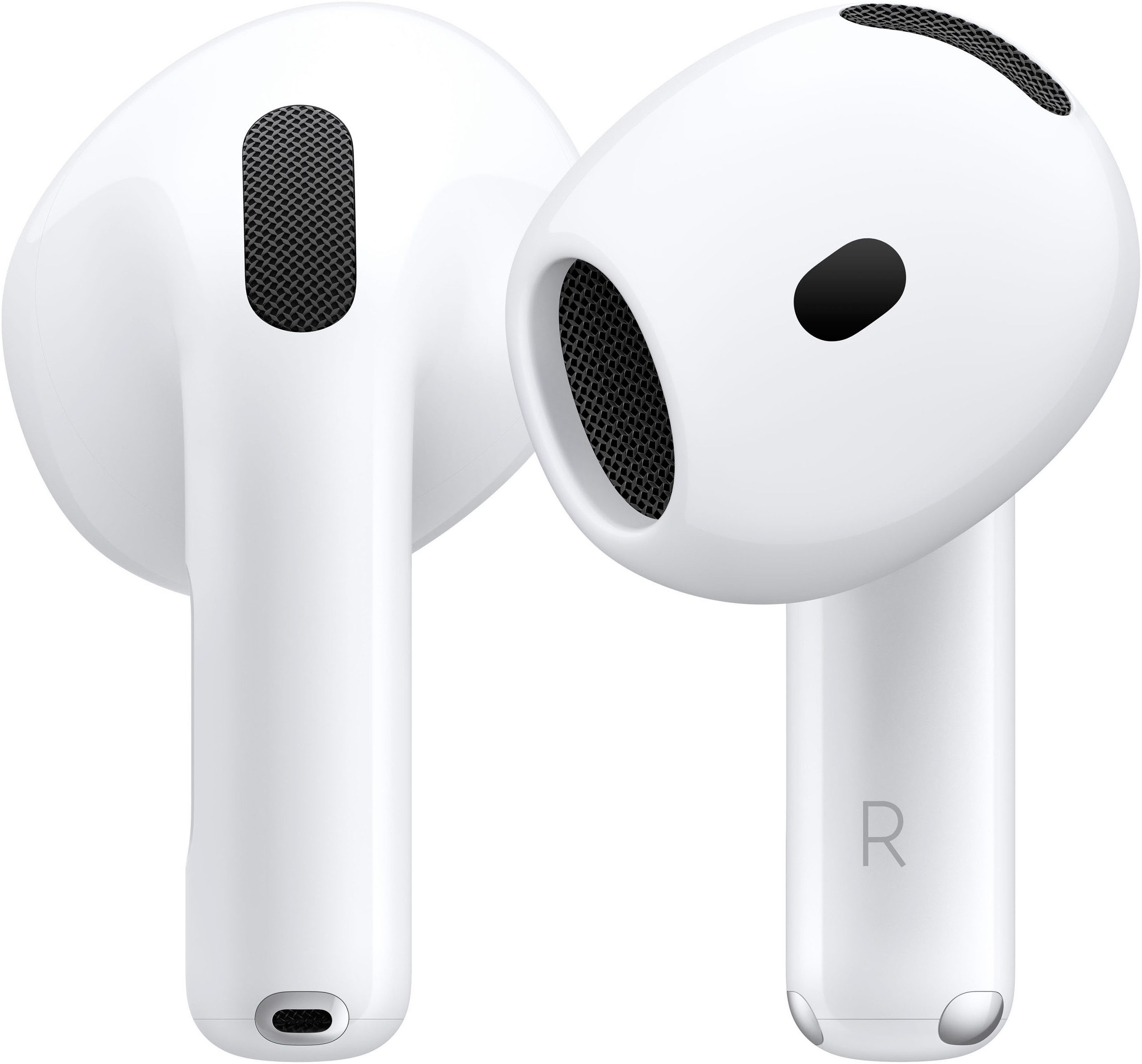 Apple AirPods 4 ANC wireless In-Ear-Kopfhörer (Transparenzmodus, integrierte Steuerung für Anrufe und Musik, kompatibel mit Siri, Siri, Bluetooth)