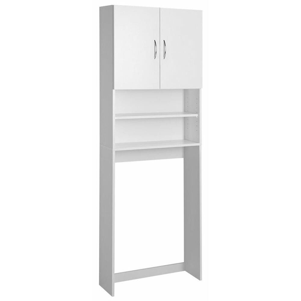 Aqualine Waschmaschinenumbauschrank SIMPLEX ECO Schrank für Waschmaschine 63x25x190cm, Weiß