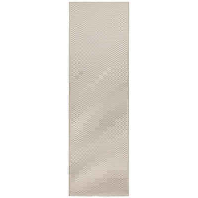 Teppich Flachgewebe Läufer Nature Ivory elfenbein, BT Carpet, rechteckig, Höhe: 5 mm