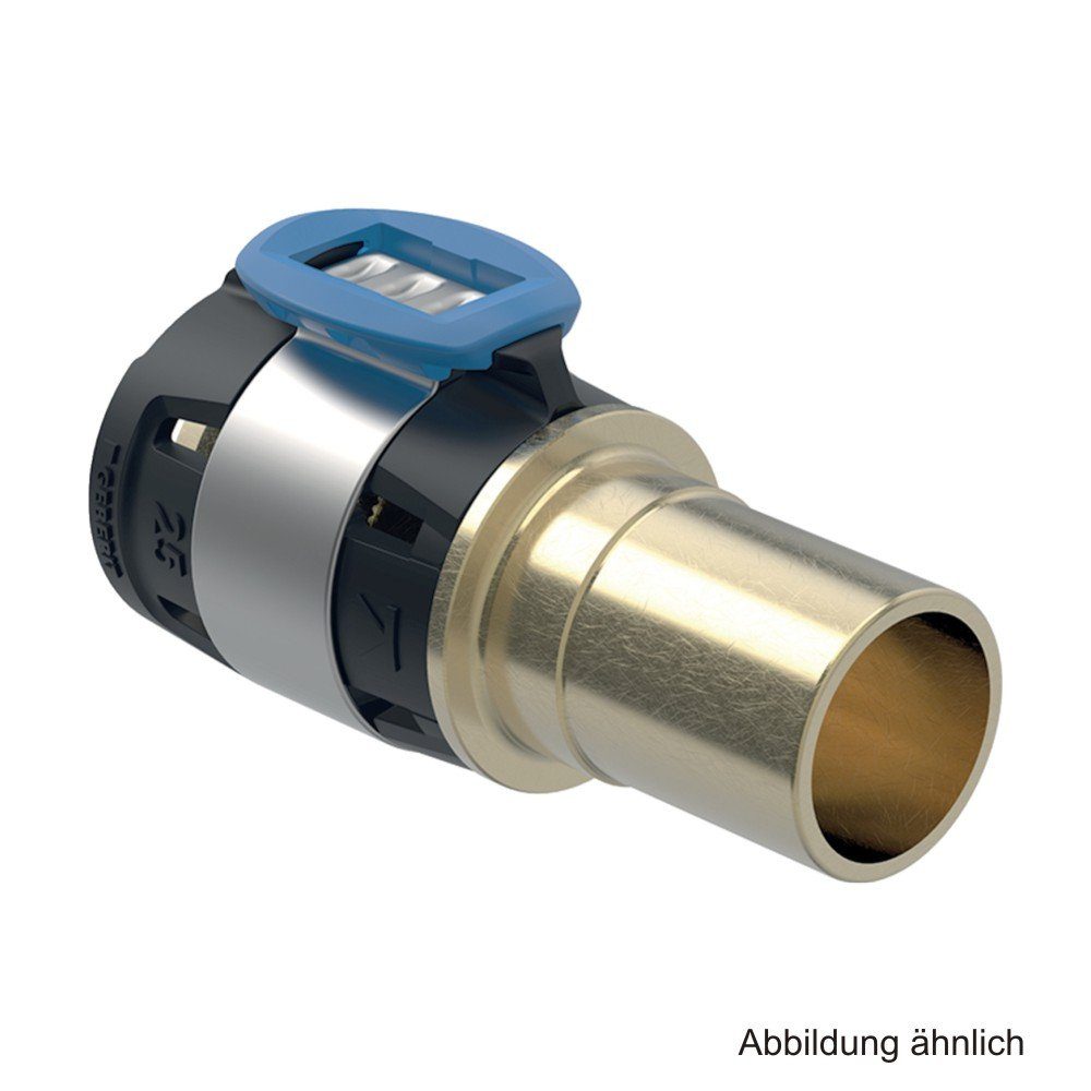 GEBERIT Wasserrohr Geberit FlowFit Übergang auf Mapress mit Einschubende, 16 x 15 mm