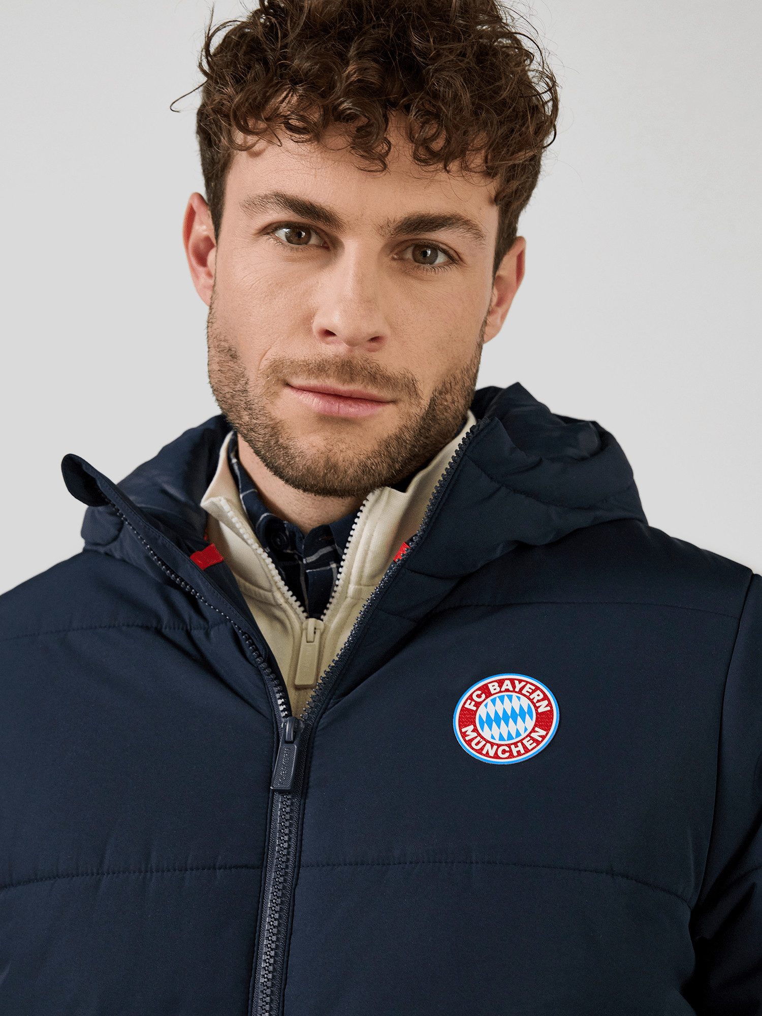 FC Bayern München Windbreaker FC Bayern München, Wintermantel Essentials, Herren, Navy