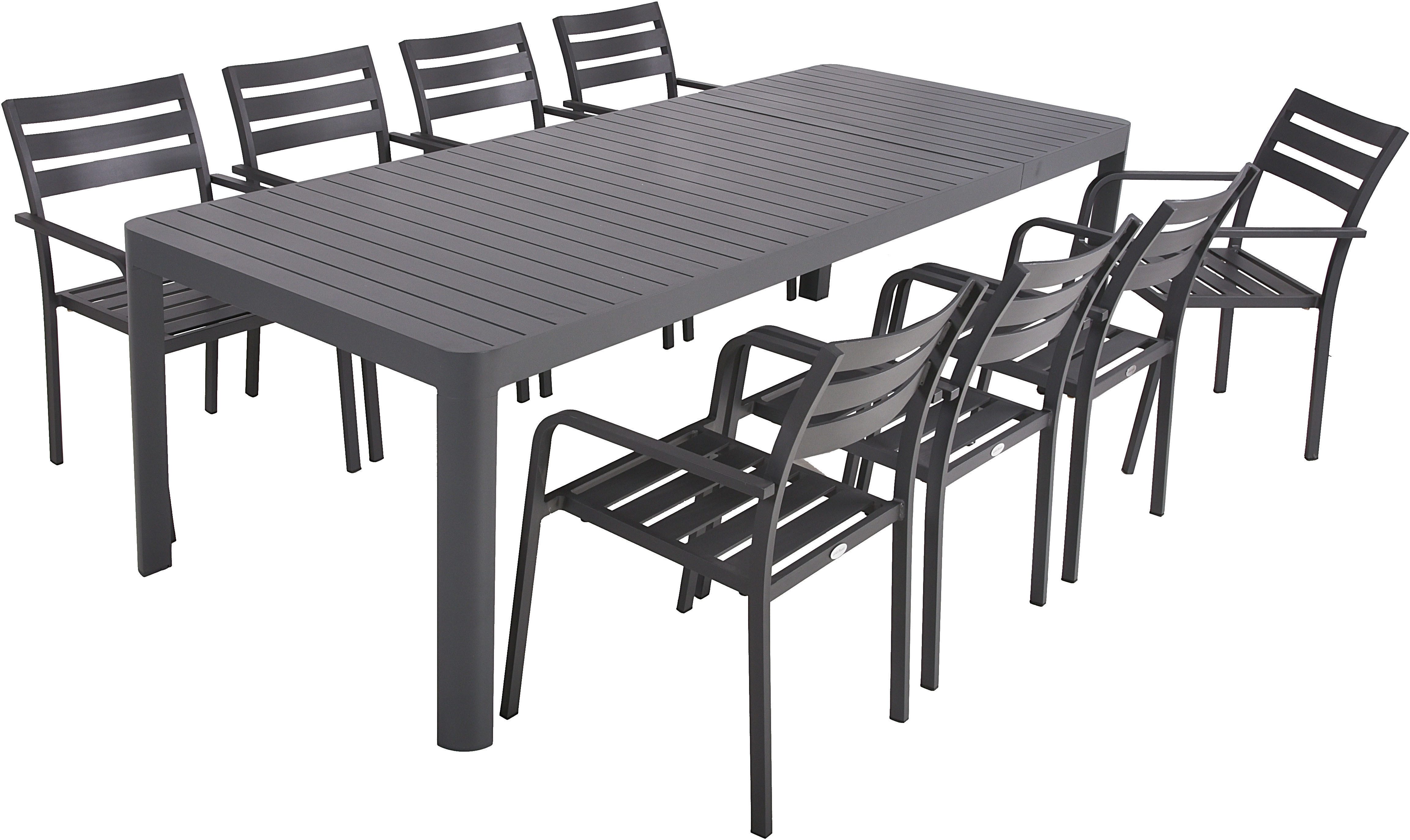 Garden Pleasure Garten-Essgruppe AMIRA Set 03, (9-tlg)