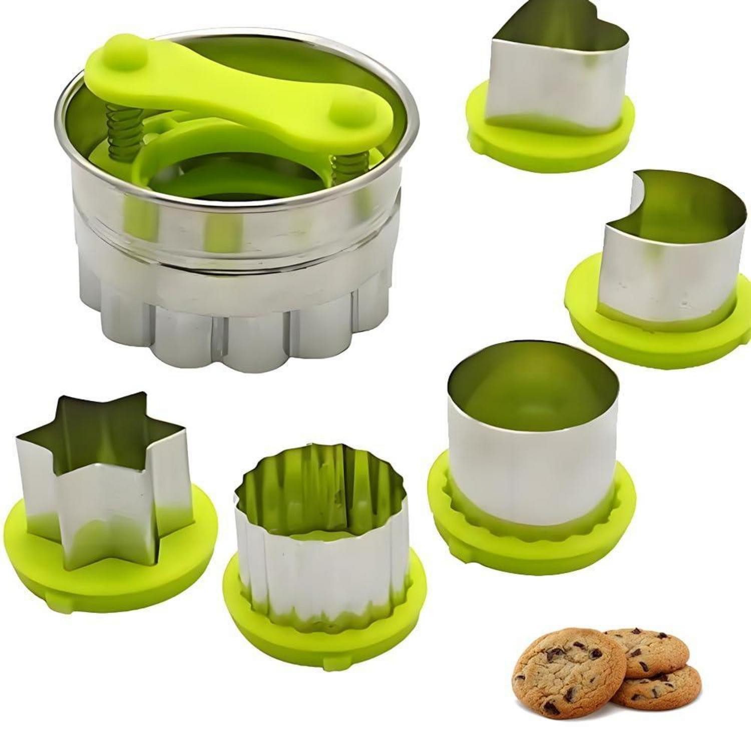 LuxusKollektion Ausstechform Keksausstecher Set Edelstahl 6tlg. Weihnachten, Metall, (6-St)