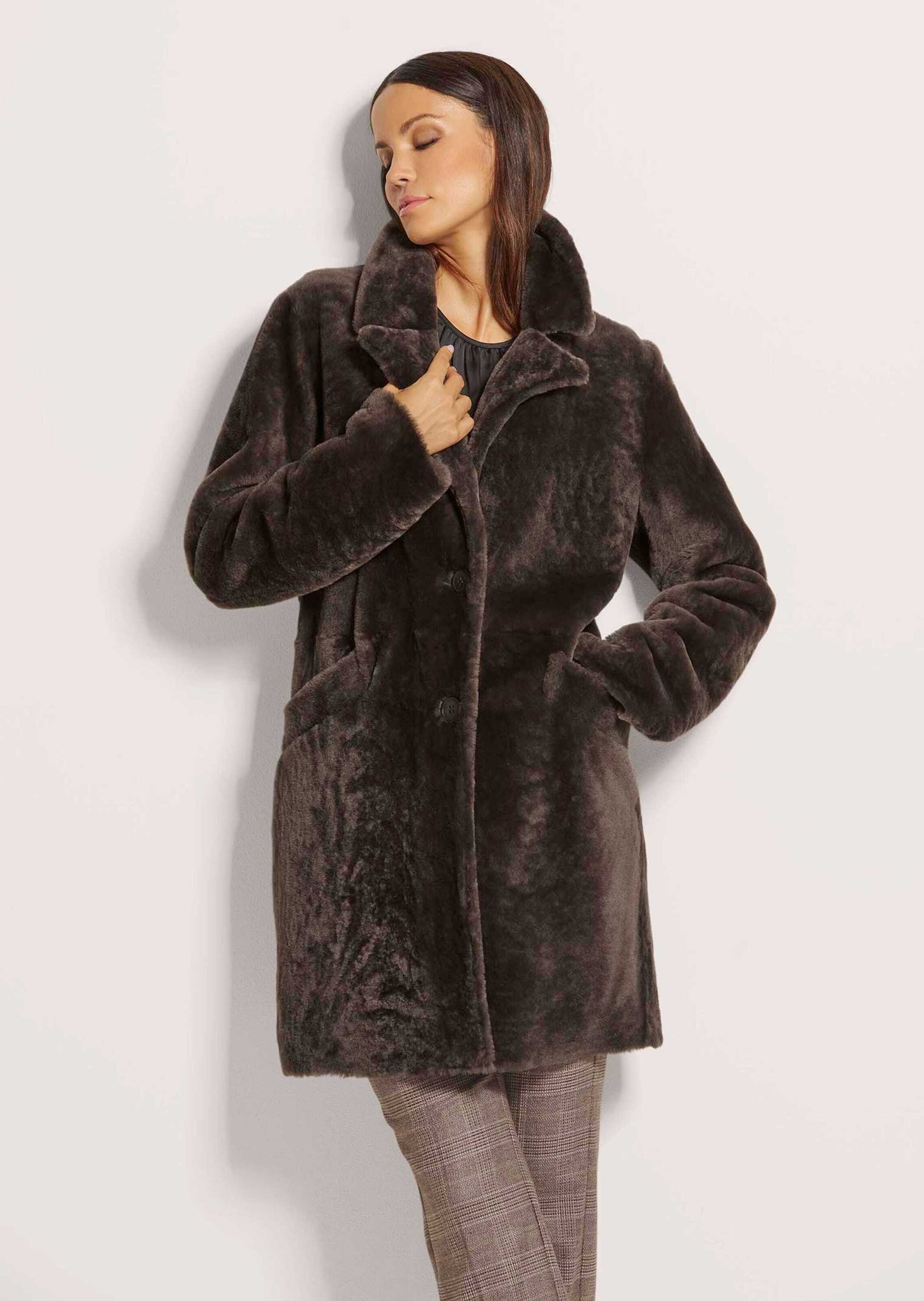 Outdoorjacke Lammfelljacke