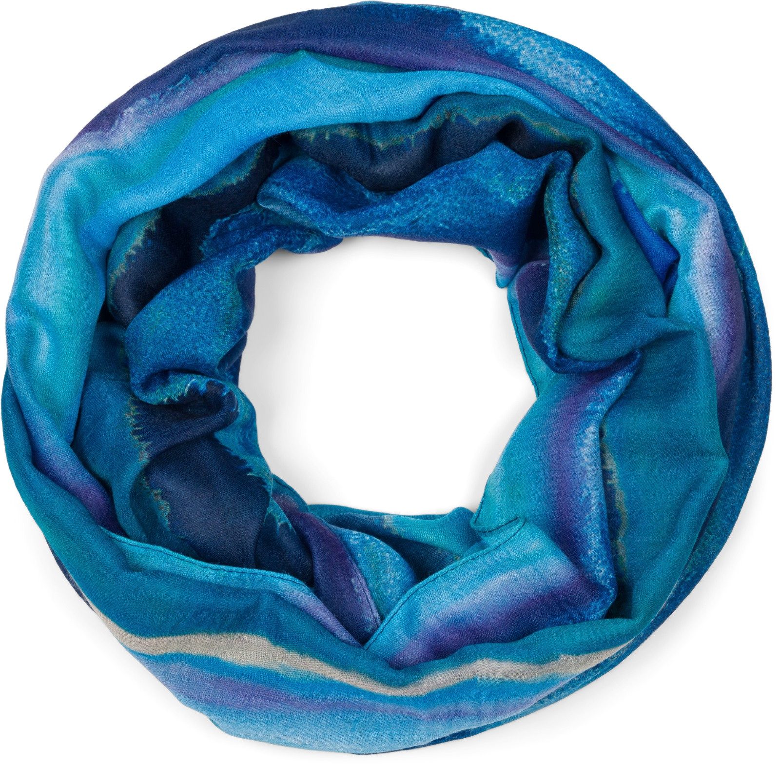 Loop Bunter Loop Aquarell Farbverlauf Streifen