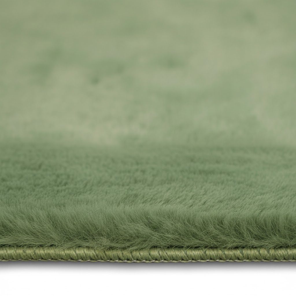 Consilio Concept Fellteppich Teppich Hasenfell Imitat COZY Fell Hochflor rechteckig Höhe: 22 mm – Bild 4 von 5