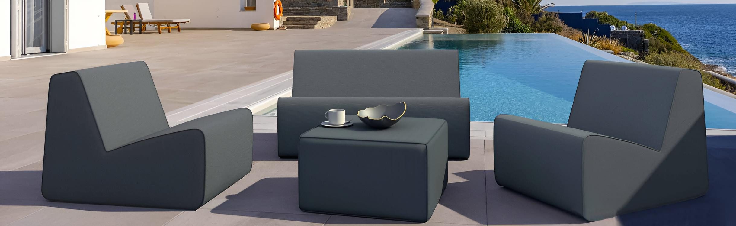 JVmoebel Sitzgruppe Stilvolles modernes Sofa-Set 2+1+1 Minimalistischer Stil Graue Farbe, (3-tlg)