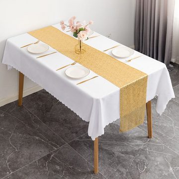 Gontence Tischläufer Elegante Tischdecke (1-tlg, (1-tlg), Partys und Feste