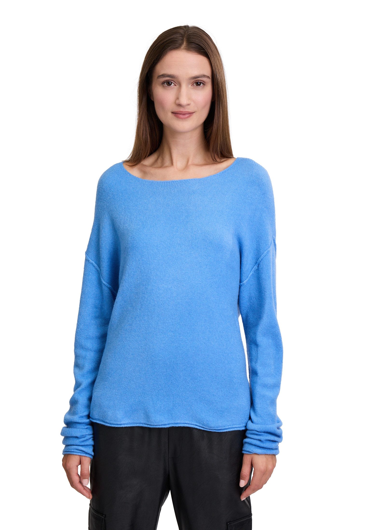 Cartoon Strickpullover Cartoon Strickpullover mit Rundhalsausschnitt günstig online kaufen