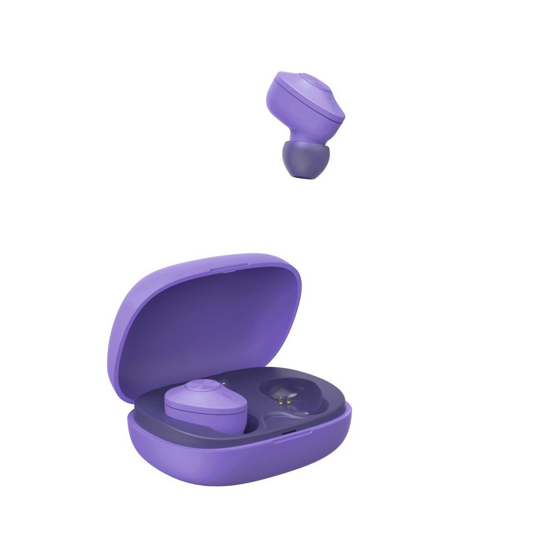 Hama True Wireless Kopfhörer In Ear, Ladecase, bis 16h Akku, Bass Boost wireless In-Ear-Kopfhörer (Freisprechfunktion, Google Now, Sprachsteuerung, True Wireless, integrierte Steuerung für Anrufe und Musik, kompatibel mit Siri, Google Assistant, Siri, A2DP Bluetooth, HFP, AVRCP Bluetooth)