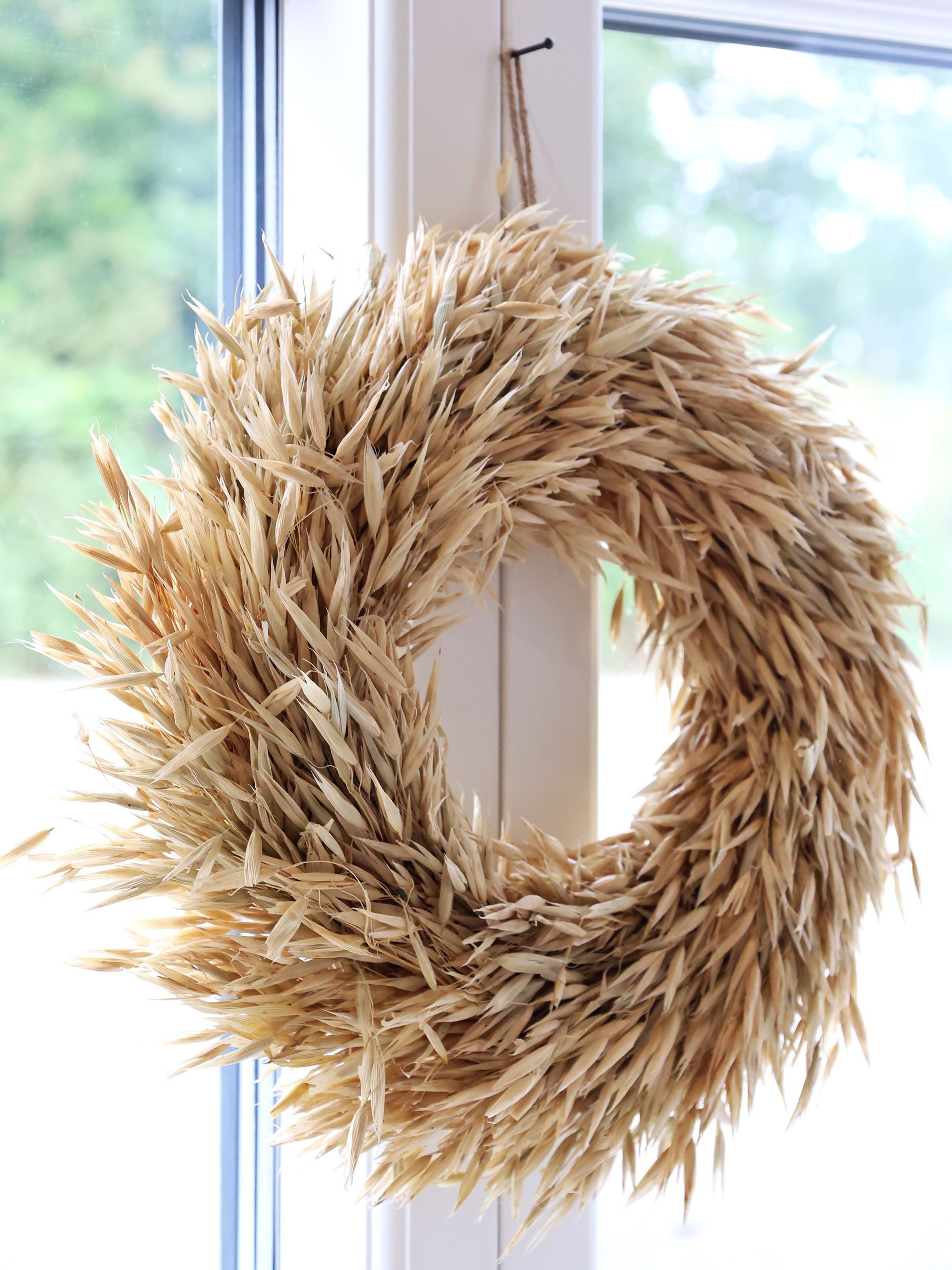 Dekokranz Fleur Kranz aus Stroh Trockenkranz Strohkranz D30 cm natur