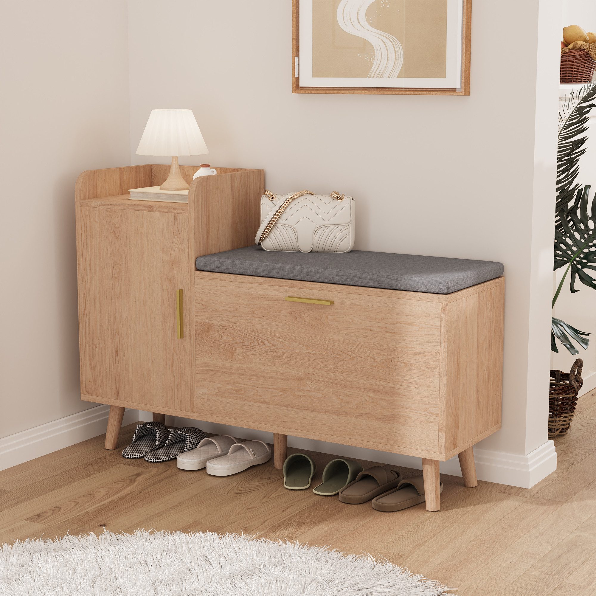 Furnishings Home Schuhbank Schuhregal Step 1 Schuhständer Schuhkommode (Mit günstig online kaufen