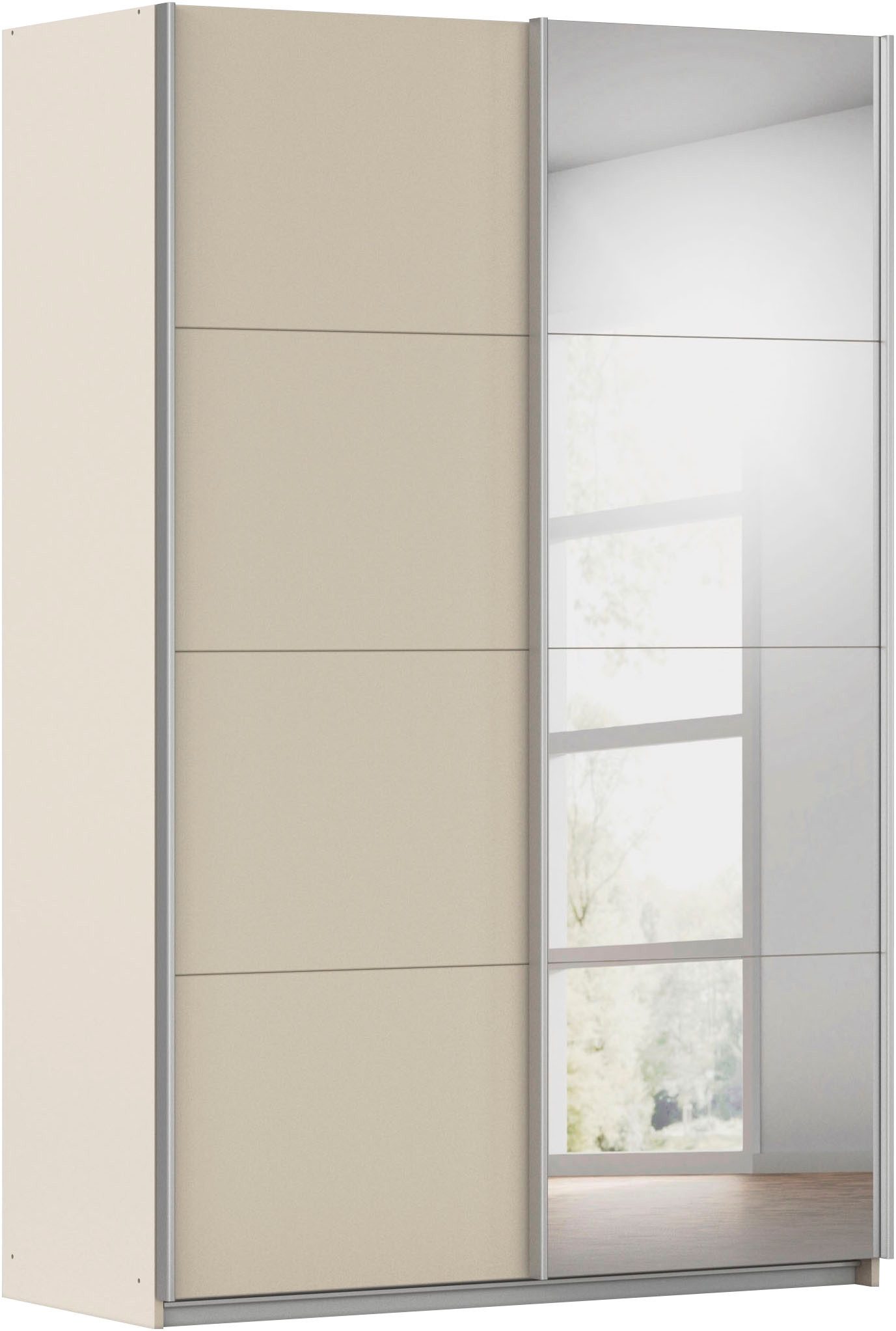 rauch Schwebetürenschrank Kleiderschrank Schrank Garderobe Schlafzimmerschrank CORTONA (erhältlich in Breite: 136/181/203/226/271/315/360 cm, Höhe: 210/229 cm) in 3 Ausstattungen BASIC/CLASSIC/PREMIUM (SOFT-CLOSE) MADE IN GERMANY