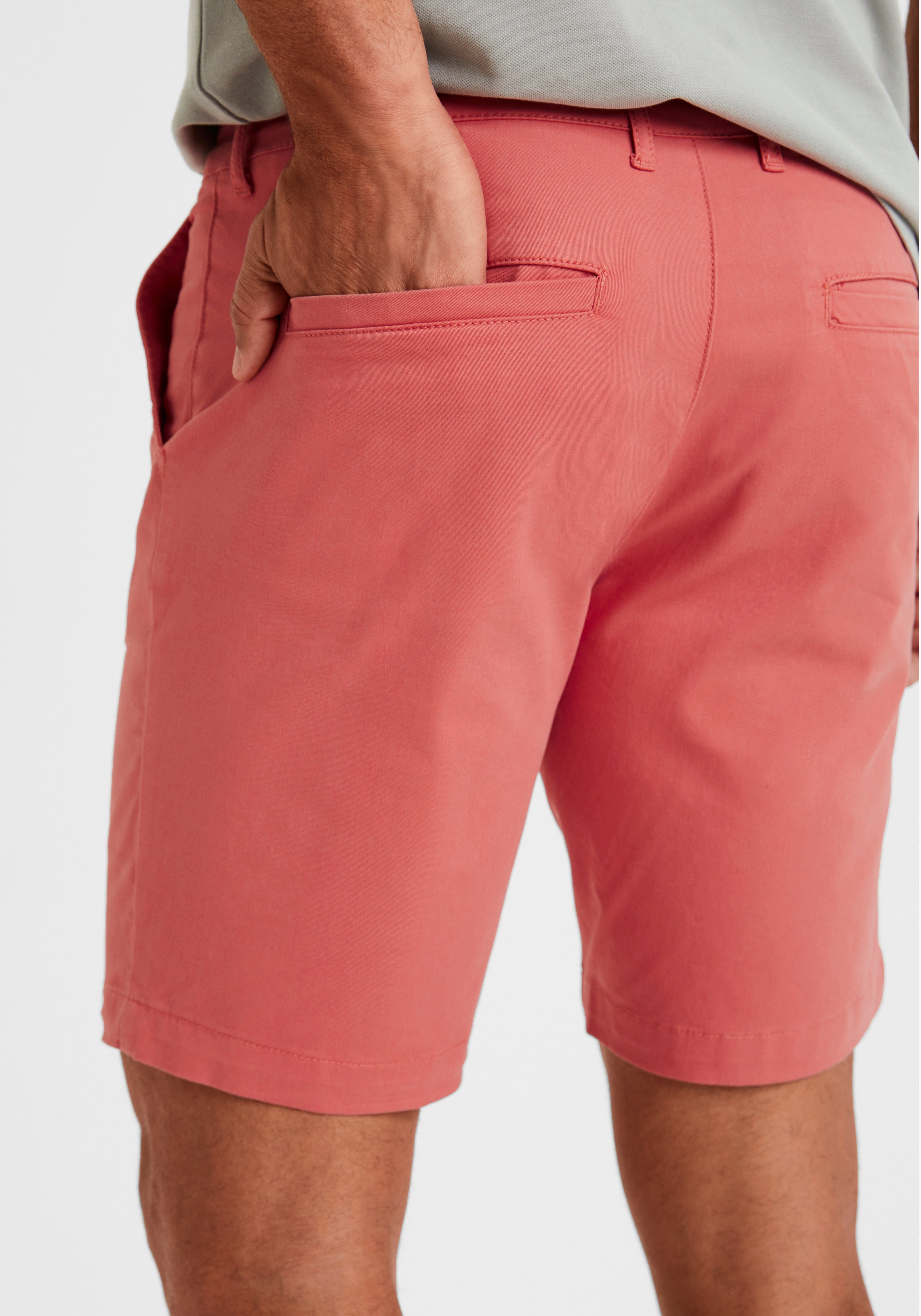 H.I.S Baumwoll-Qualität elastischer aus koralle Shorts