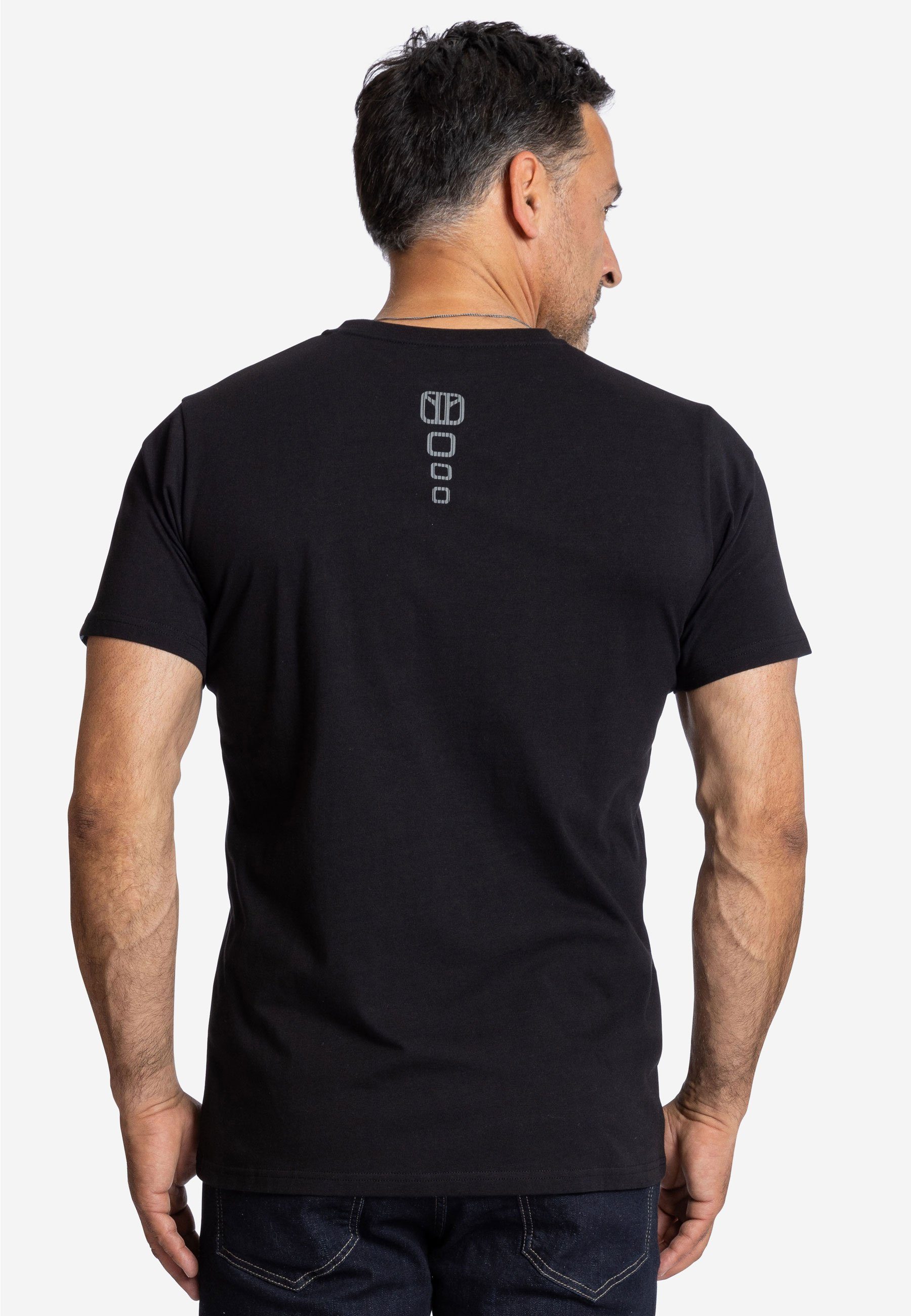 Elkline black Must Be V-Ausschnitt T-Shirt