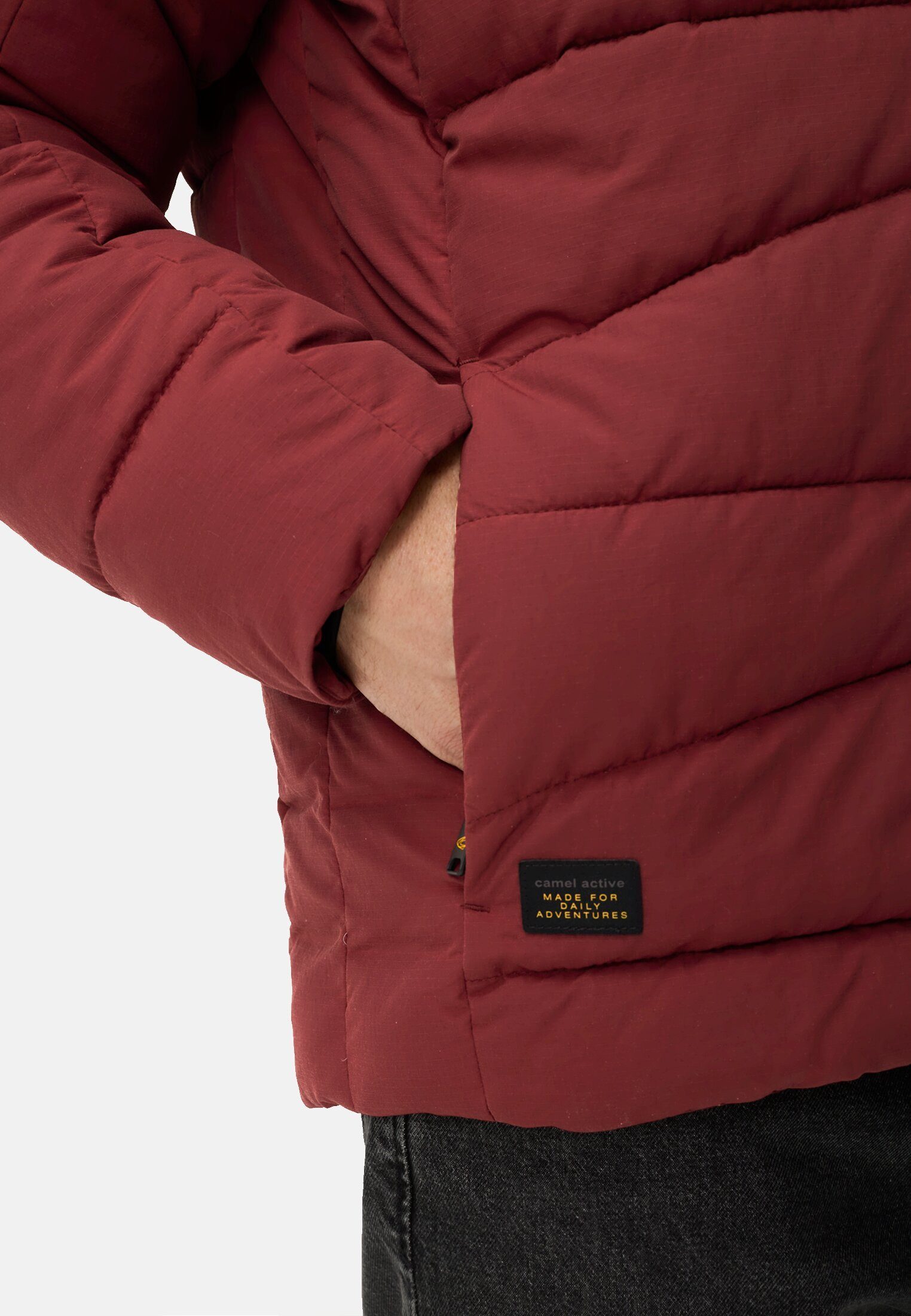 camel active Winterjacke mit abnehmbarer Kapuze Langarm – Bild 5 von 5