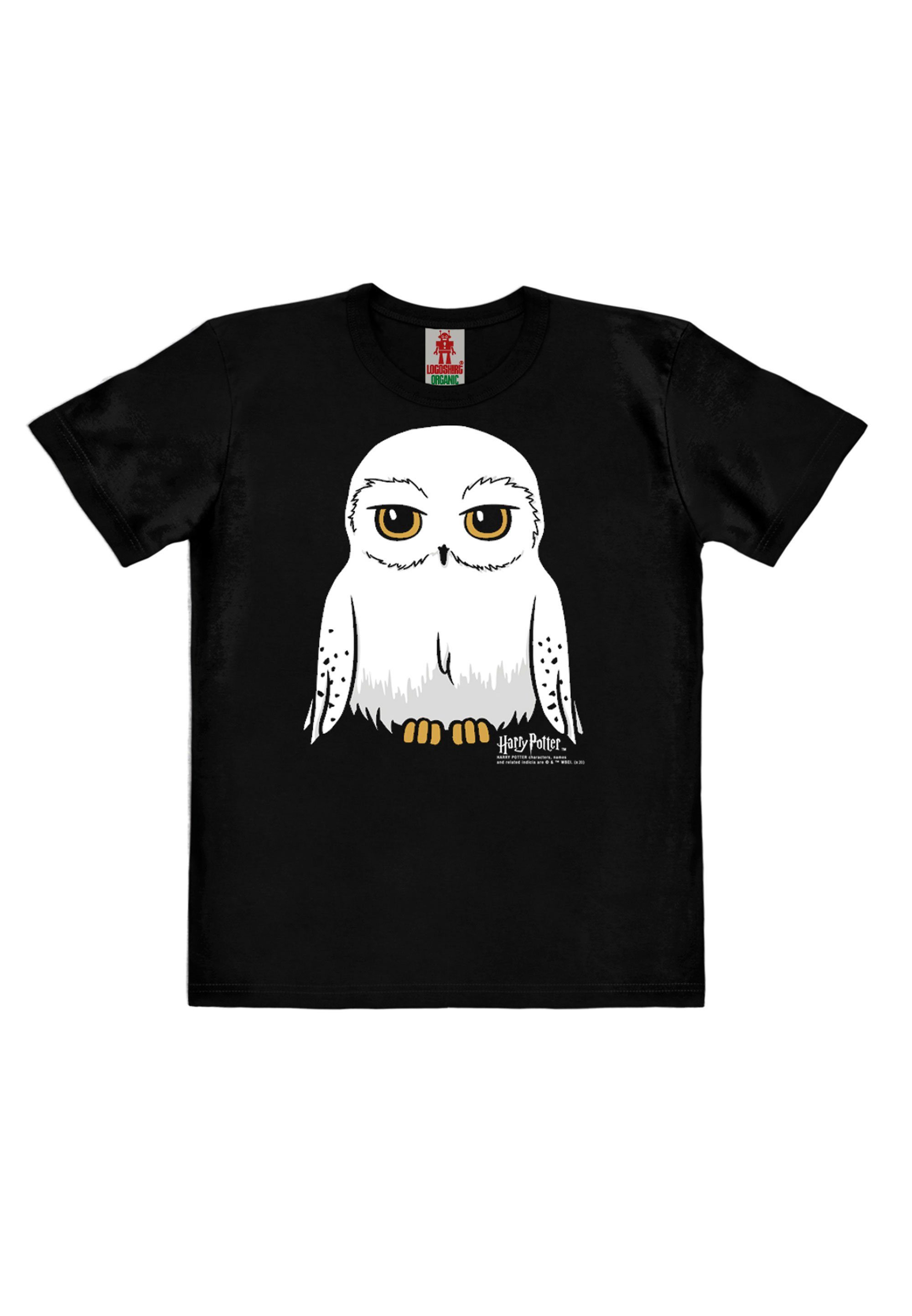 T-Shirt Harry – Hedwig Potter mit LOGOSHIRT lizenziertem Print
