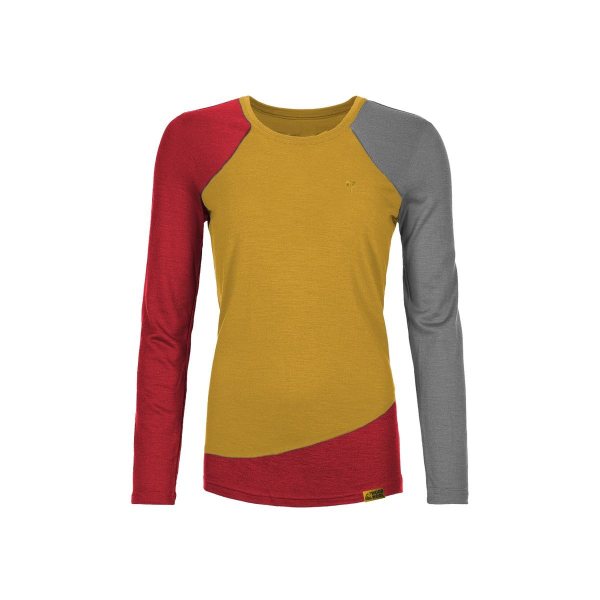 Grüezi bag Longsleeve Woodwool Longsleeve Lady Phillippa Vielseitiges Longsleeve für Outdoor-Aktivitäten mit