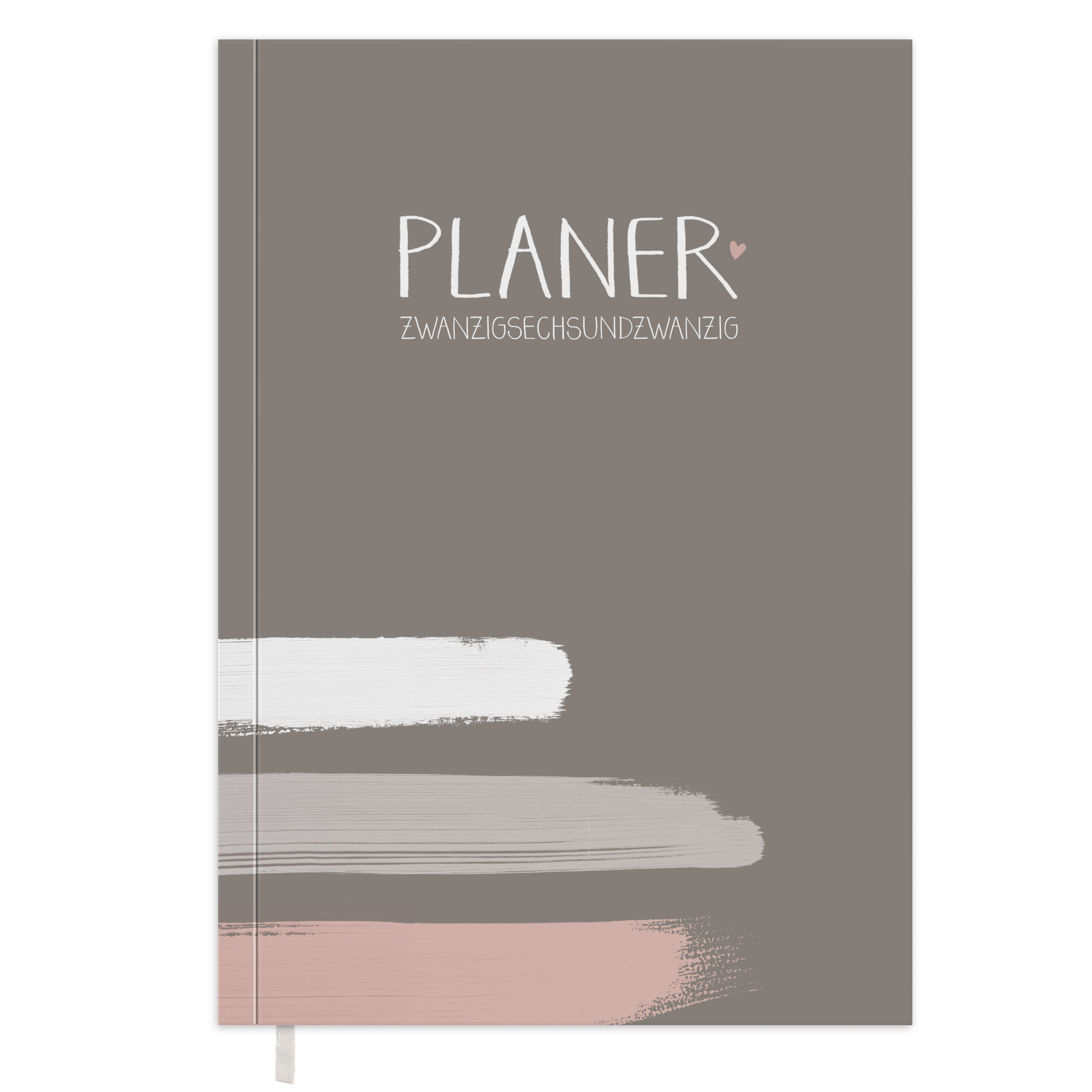 Eine der Guten Verlag Terminkalender Terminplaner 2026 - A5, creme beige, 1 Doppelseite / Woche, 168 S. FSC-Papier, Softcover, klimaneutral