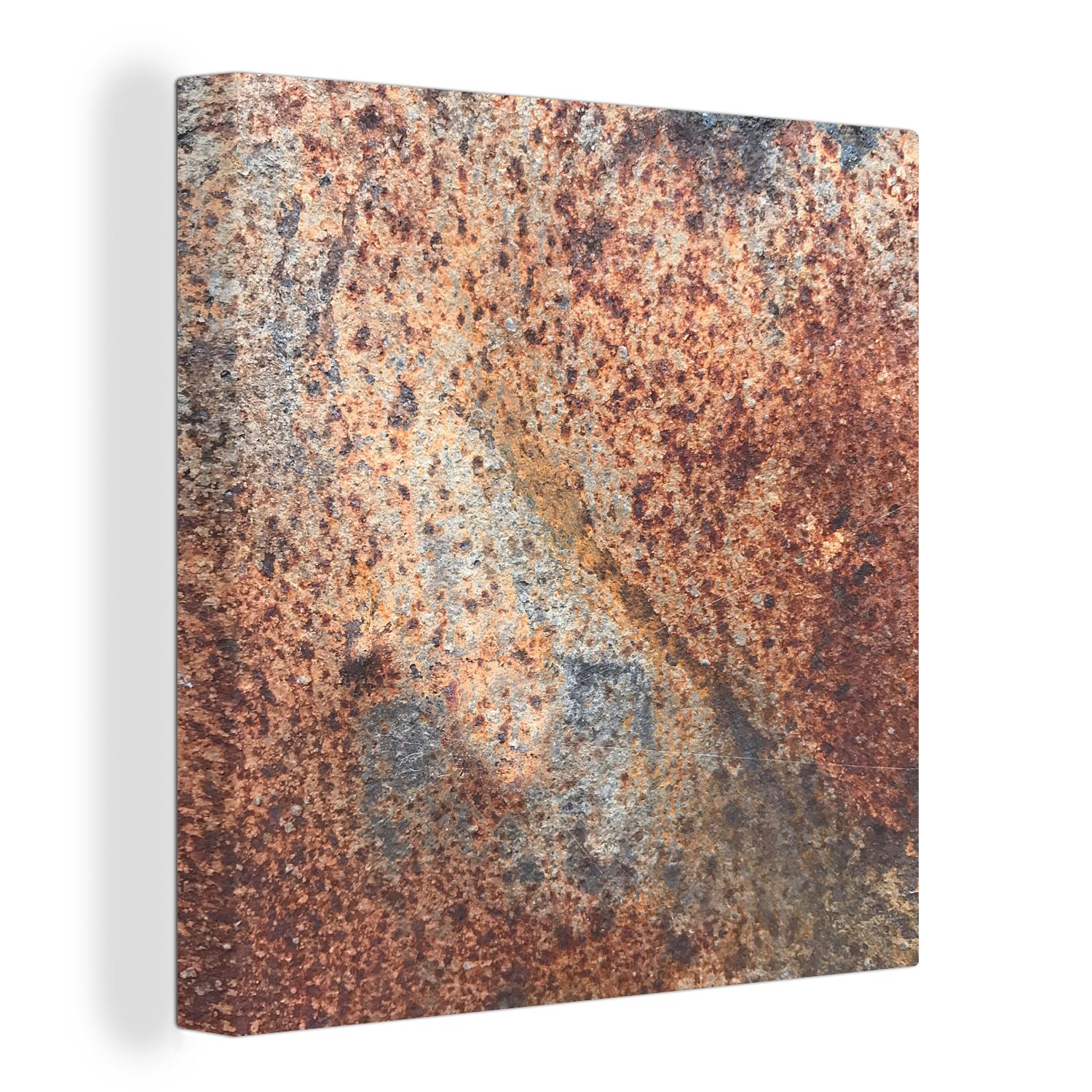 OneMillionCanvasses® Leinwandbild Blech - Eisen - günstig online kaufen