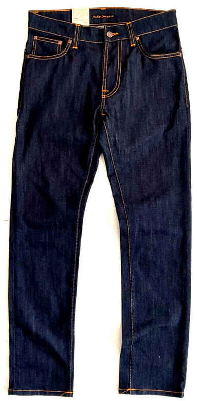 Nudie Jeans 5-Pocket-Jeans Nudie Jeans co. Thin Finn Чоловікам Jeans, Dry Ecru Embo. Wasche