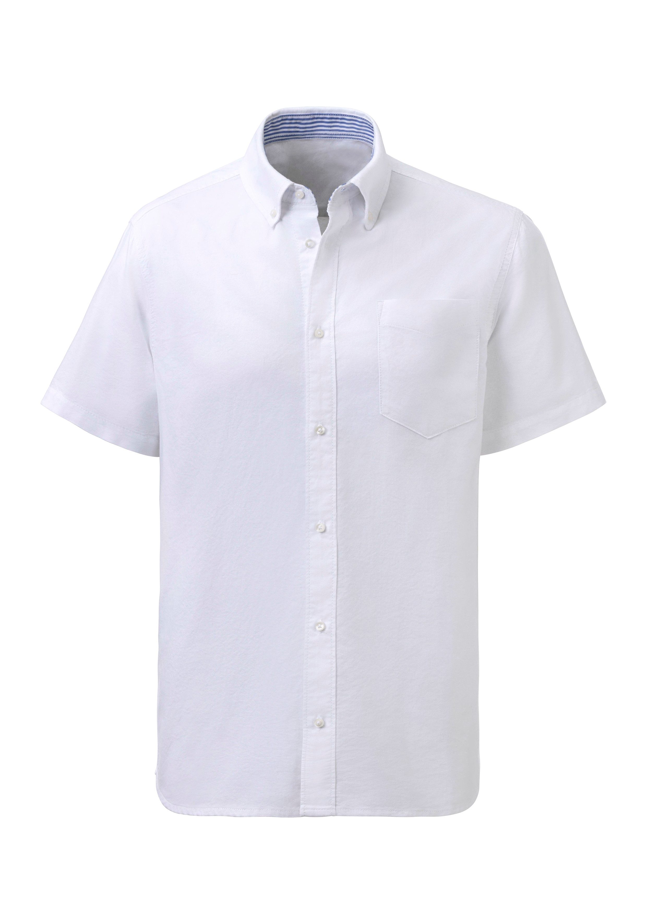 H.I.S Kurzarmhemd regular-fit mit Button-down-Kragen, reine günstig online kaufen