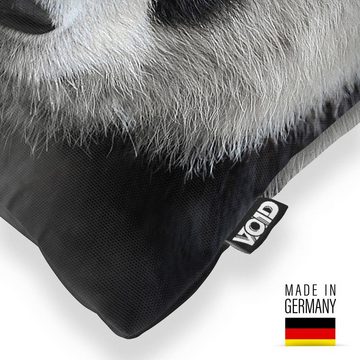 Kissenbezug, VOID (1 Stück), Sofa-Kissen Panda Zoo Asien Pandabär Bär China Asien Bambus Kuscheltier Gehege Schwarz Weiss Kinder Kinderzimmer Streichelzoo