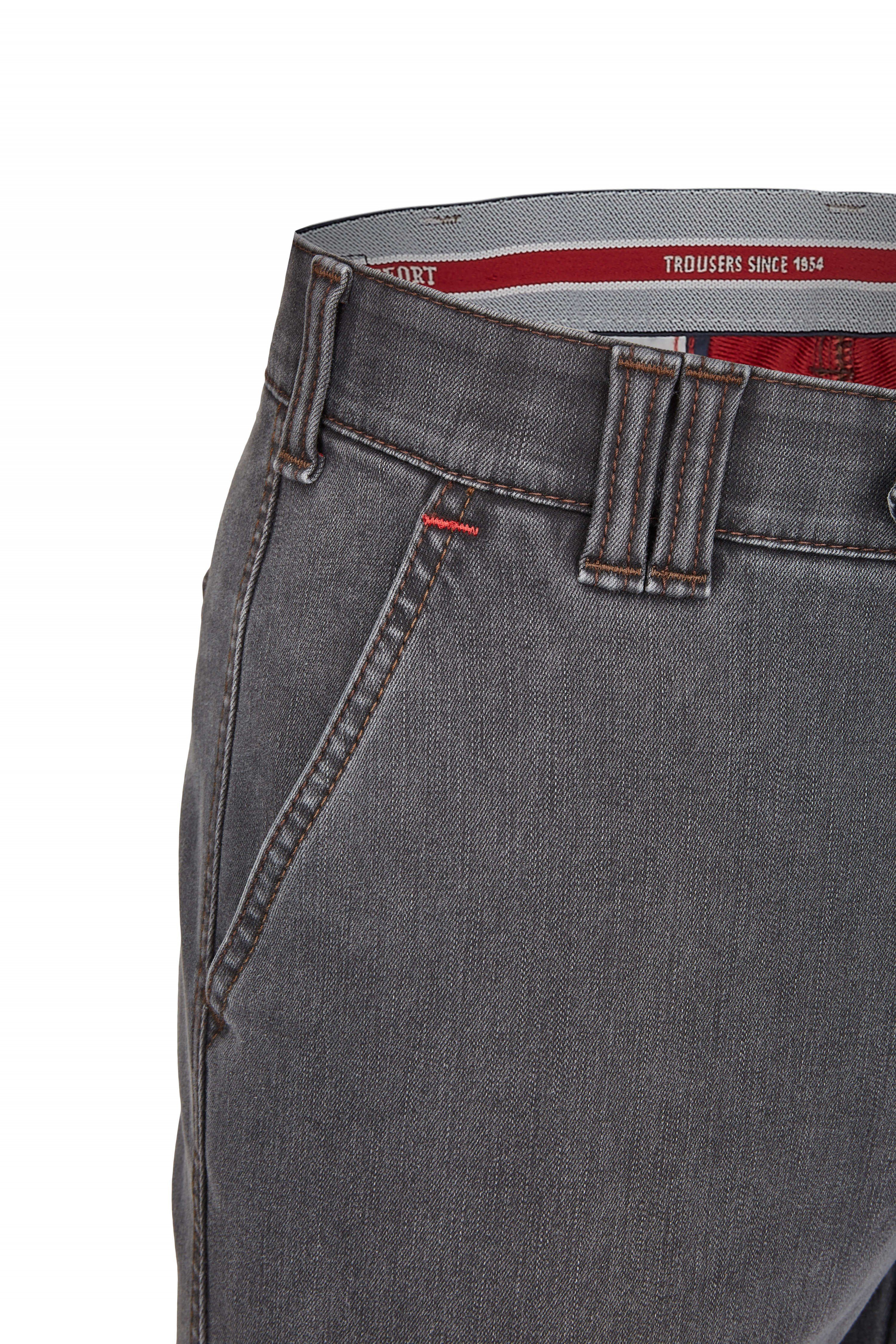 Hinrichs Club of Comfort Bequeme Bund mit grau 6822 Jeans GARVEY elastischem