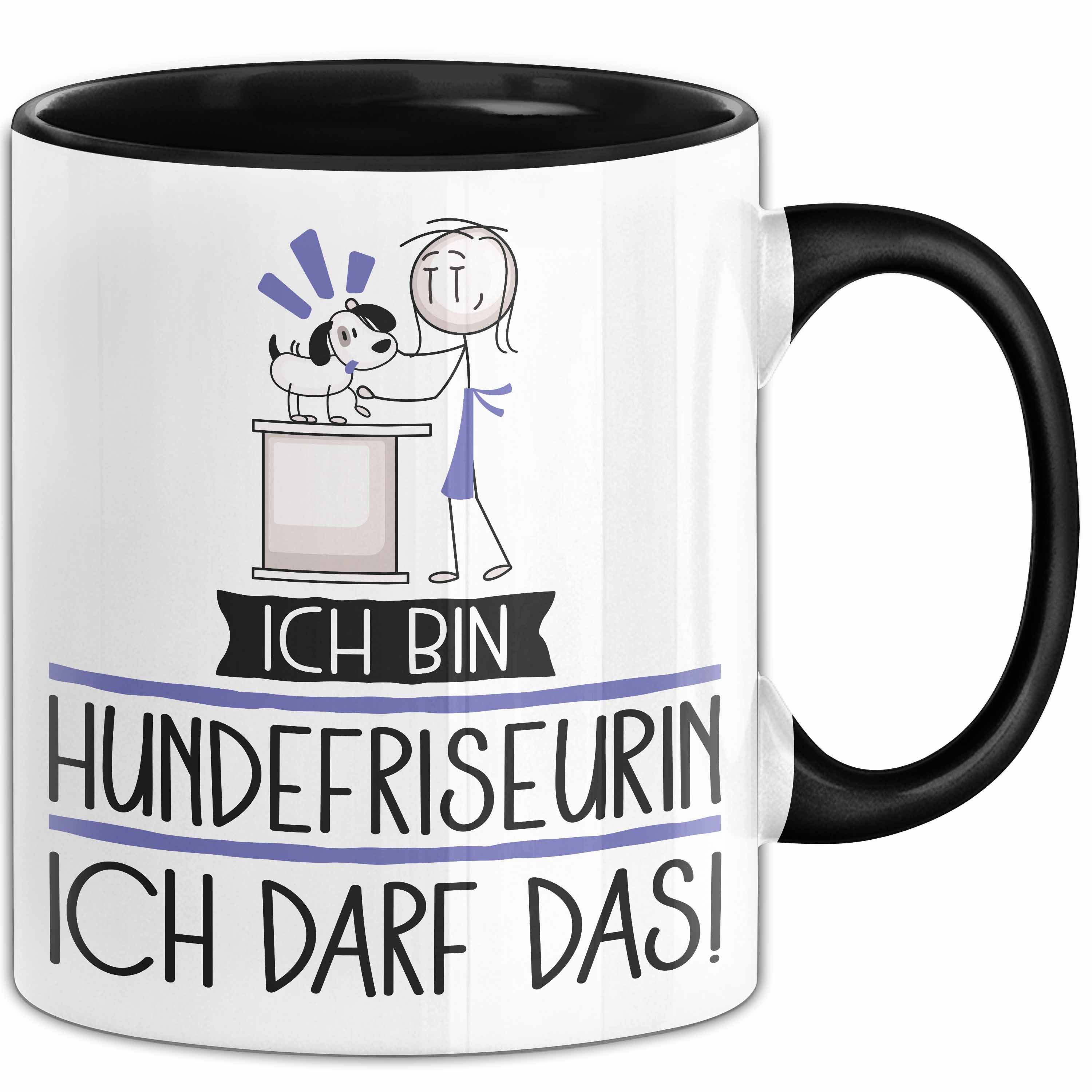Trendation Tasse Geschenk für Hundefriseurin Tasse Lustige Geschenkidee Geburtstag Ic