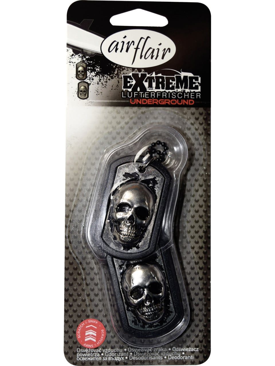 Airflair Raumduft airflair Lufterfrischer Driven Dog Tags Black Out