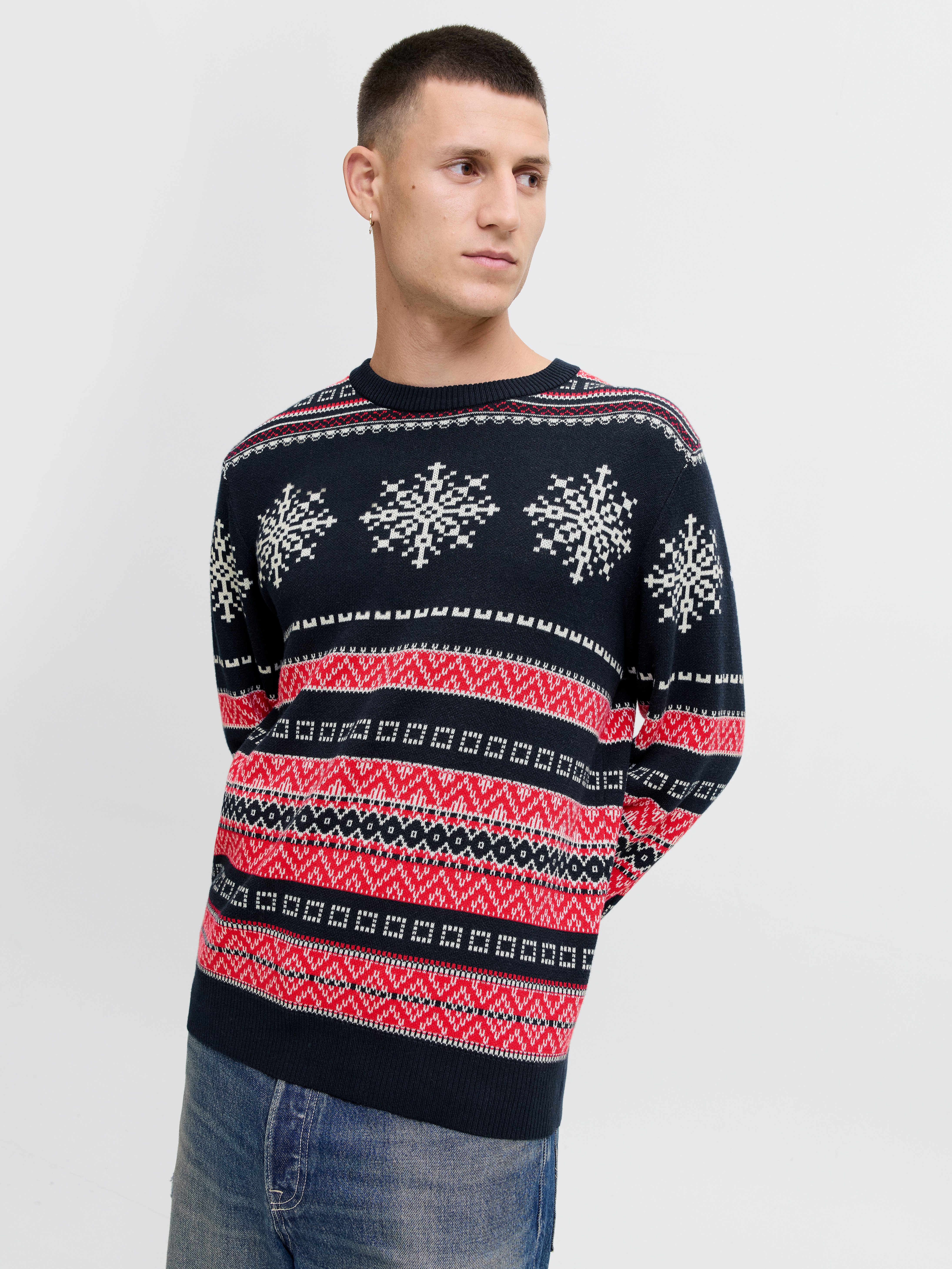 Jack & Jones Strickpullover JJXMAS NOEL günstig online kaufen