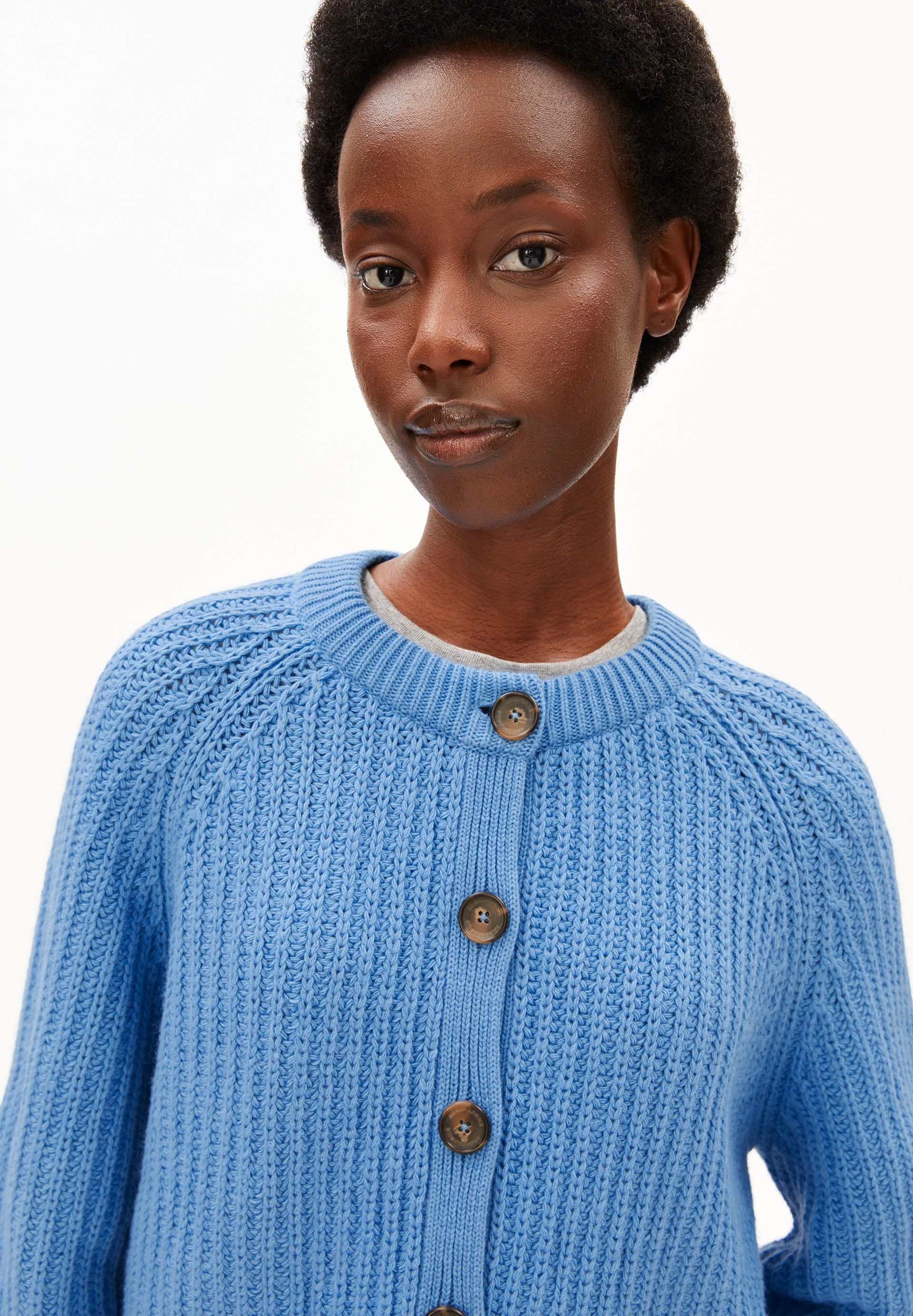 Armedangels Cardigan SELMAA Strickjacke aus Bio-Woll Mix (Loose Fit)