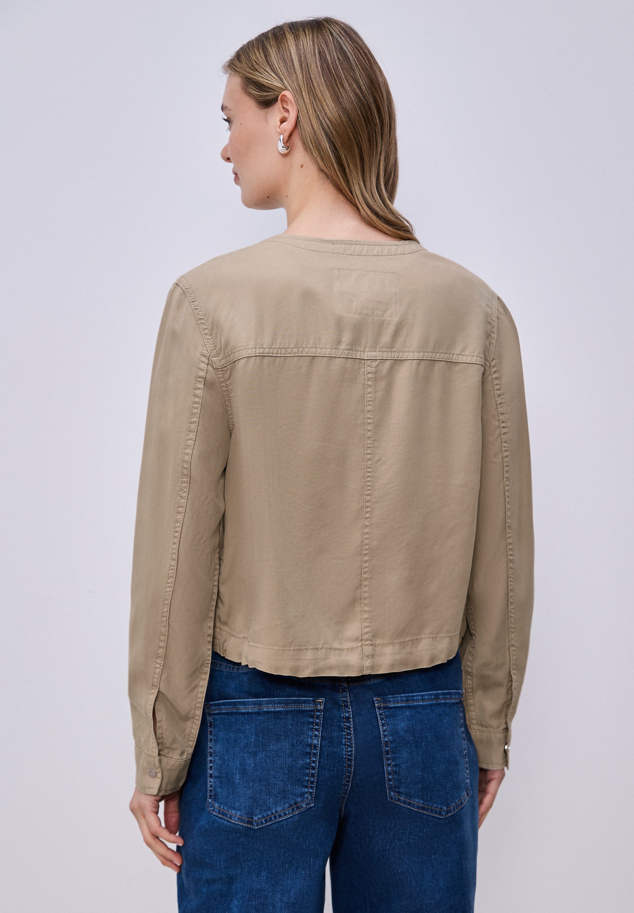 STREET ONE Kurzjacke mit elastischem Bund und Tunnelzug günstig online kaufen