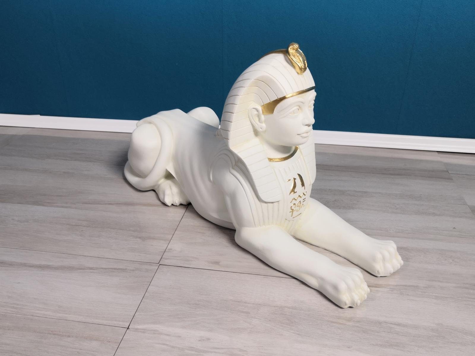 JVmoebel Skulptur Design Ägyptische Katze Skulptur Figuren Skulpturen Deko Statuen