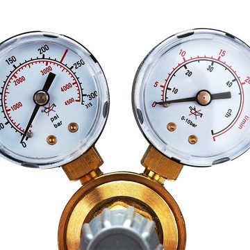 Randaco Druckregler Druckminderer Druckregler MINI für Argon/CO2 Schutzgas