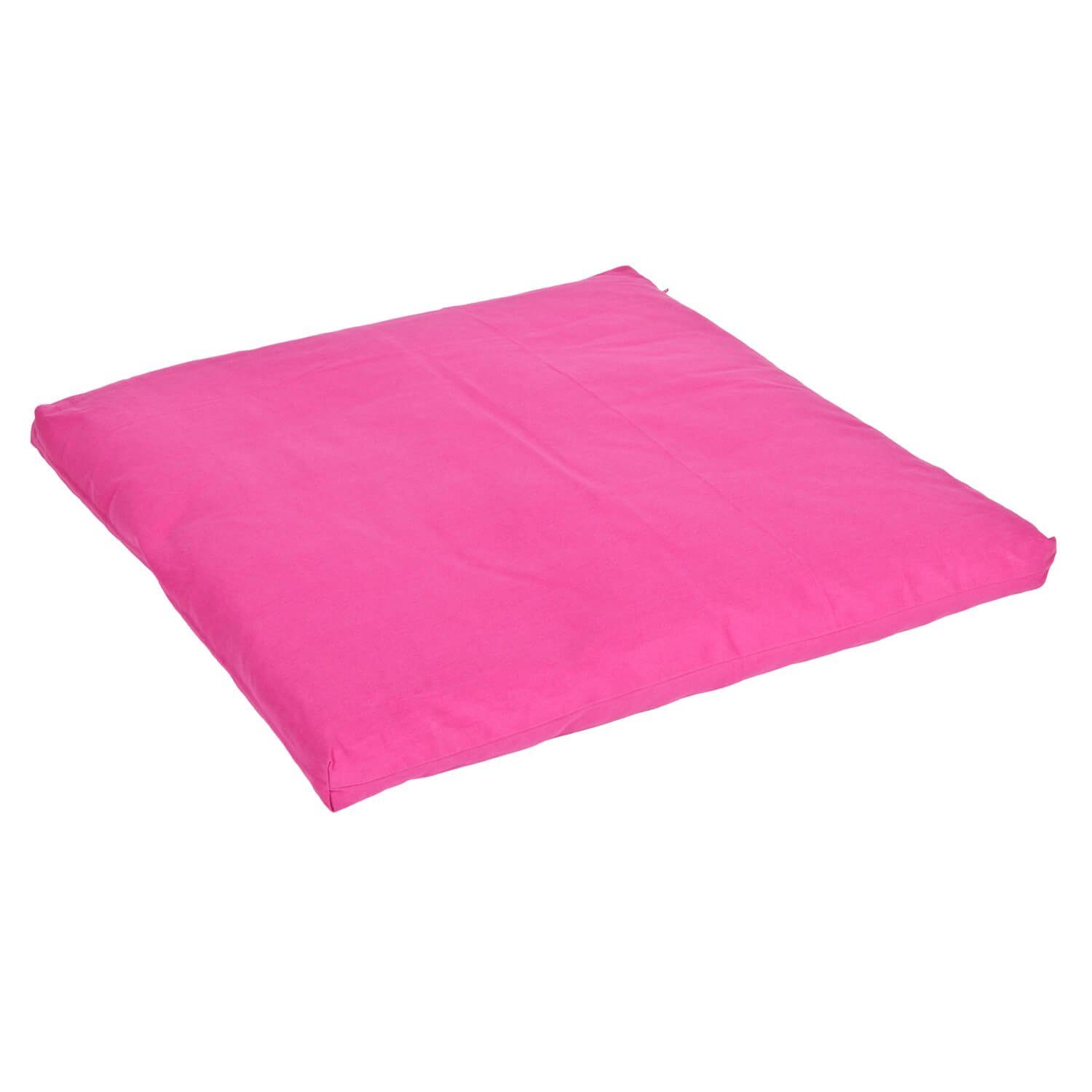 / magenta Outdoor geeignet Meditationsunterlage 80x80 cm, BASIC Zabuton yogabox Yogakissen