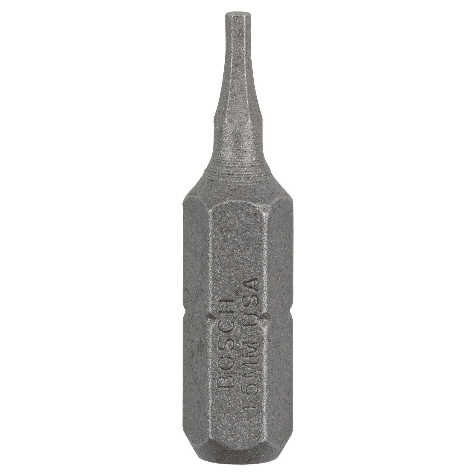 BOSCH Bit-Set Bosch 3x Schrauberbit Extra-Hart, HEX 1,5, 25 mm - 2607001716