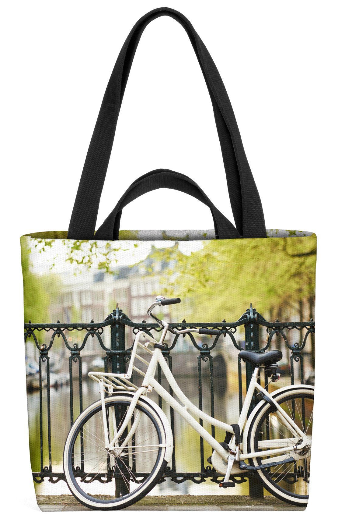 VOID Henkeltasche (1-tlg), Stadt Niederlande Grachten Amsterdam Oranjes Fahrrad Hauptstadt Holland