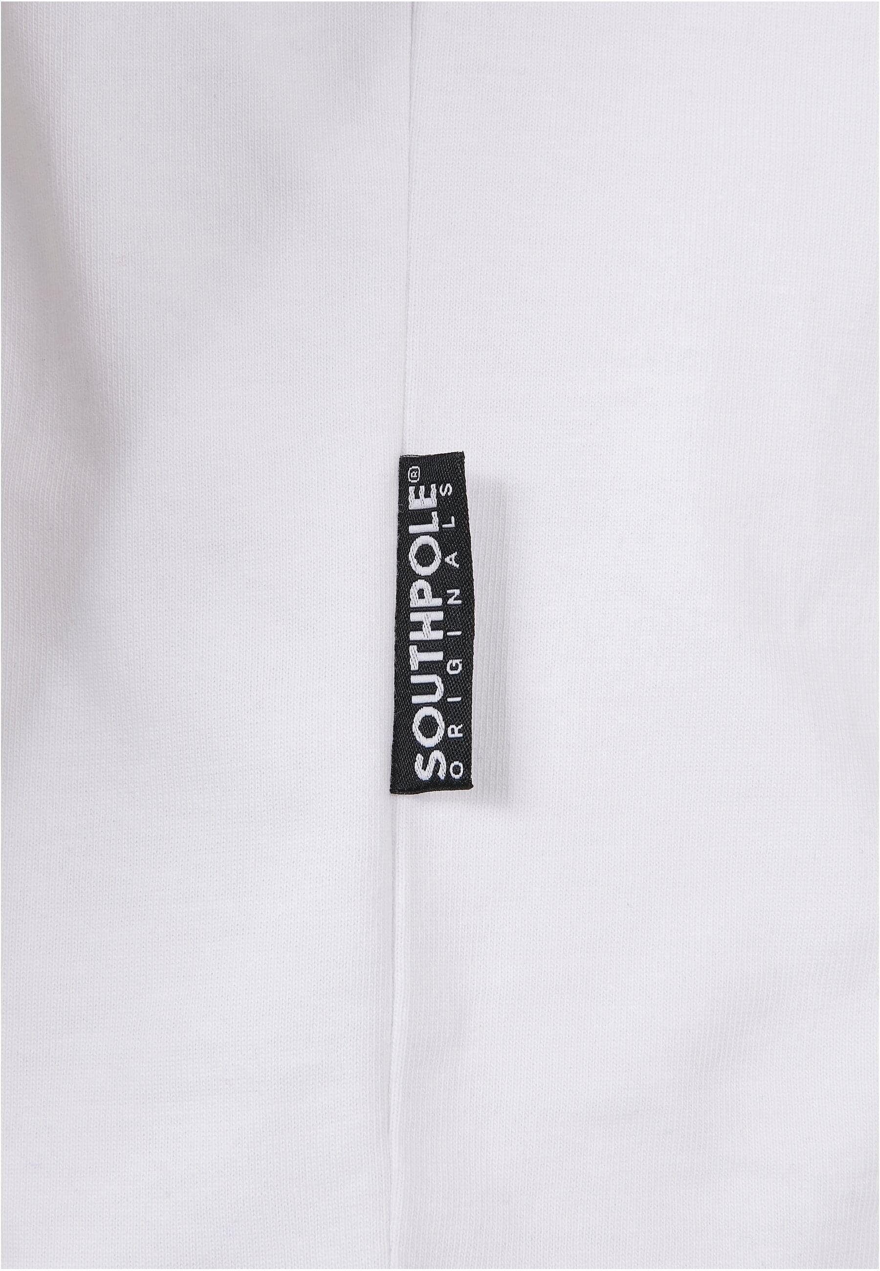 (1-tlg) Southpole Longsleeve Herren white Script Southpole T-Shirt