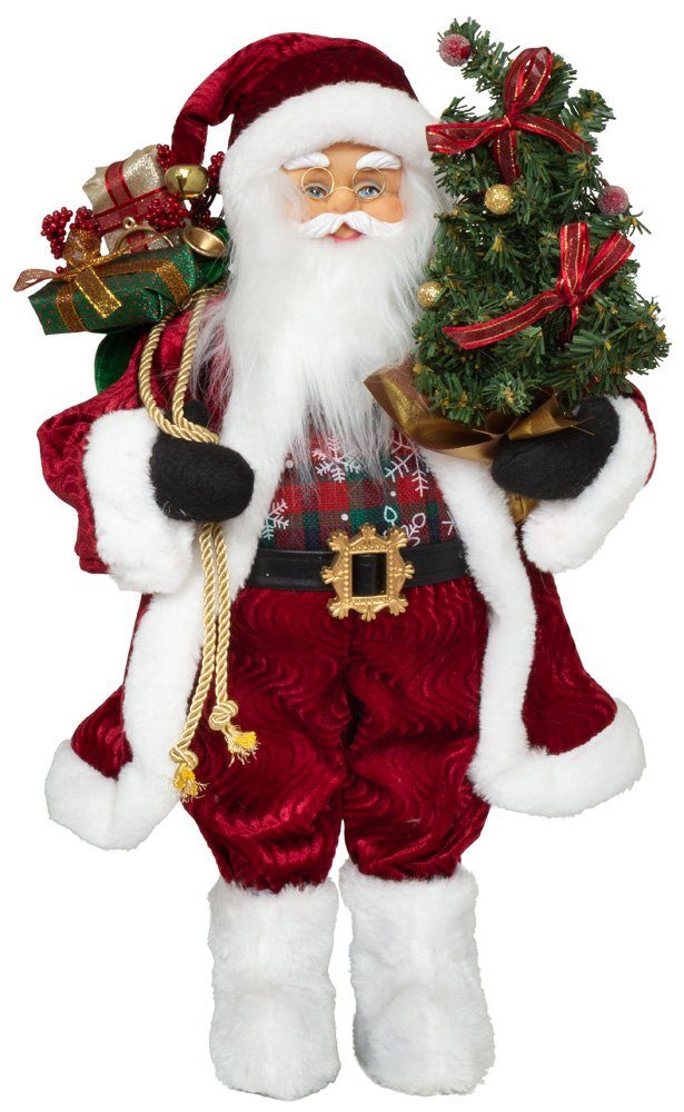 Weihnachtsmann Knud Dekofigur versch. Größen 30/45/60cm