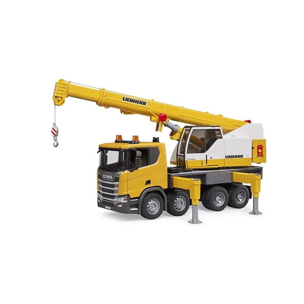 Bruder® Spielzeug-LKW 03571 Scania Super 560R Liebherr Kran-LKW, mit Light & Sound Modul, für Kinder ab 4 Jahren