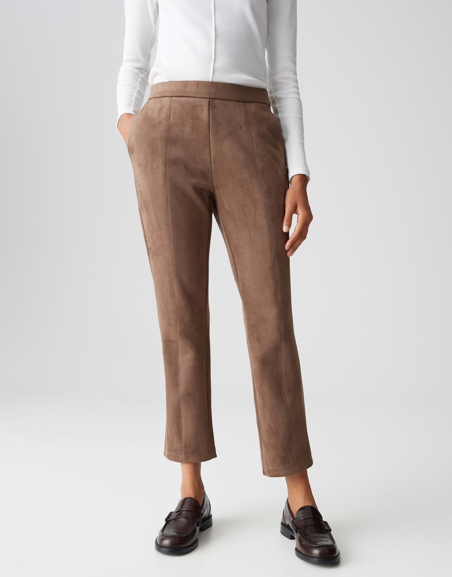 OPUS Lederhose ELVINA COZY in Wildleder günstig online kaufen